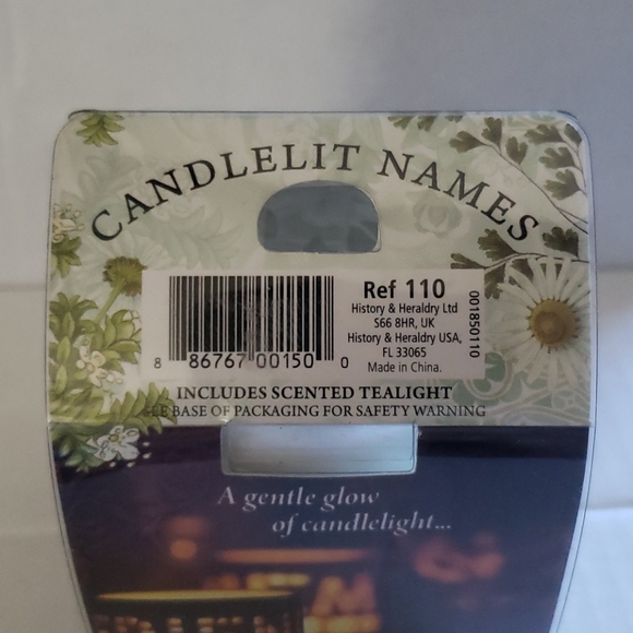 Candlelit Name Votive - Picture 2 of 4